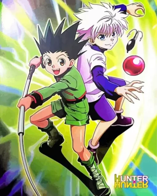 Gon Freecss And Killua Zoldyck Diamond Paints