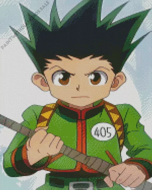 Gon Freecss Diamond With Numbers