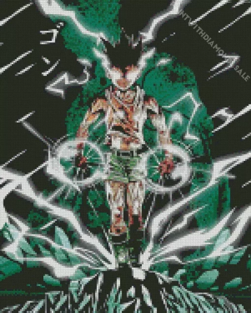 Gon Freecss Hunter x Hunter Diamond With Numbers