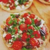 Greek Pita Pizzas Diamond Painting