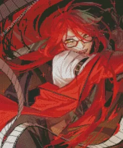 Grell Sutcliff Black Butler Anime Diamond Paintings