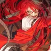 Grell Sutcliff Black Butler Anime Diamond With Numbers