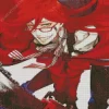 Grell Sutcliff Black Butler Character Diamond Paintings