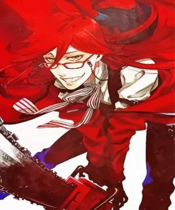 Grell Sutcliff Black Butler Character Diamond With Numbers