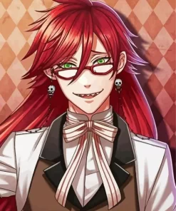 Grell Sutcliff Black Butler Diamond With Numbers