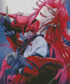 Grell Sutcliff Black Butler Manga Diamond Paintings