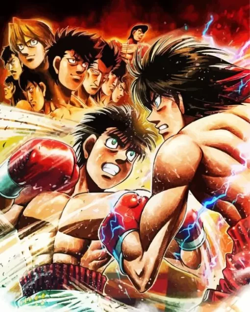 Hajime No Ippo Characters Diamond With Numbers