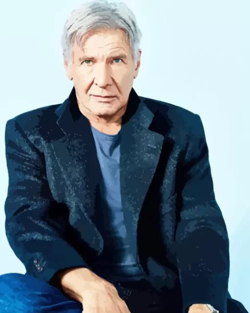 Harrison Ford Actor Diamond Painting