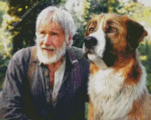 Harrison Ford In The Call Of The Wild Diamond Painting