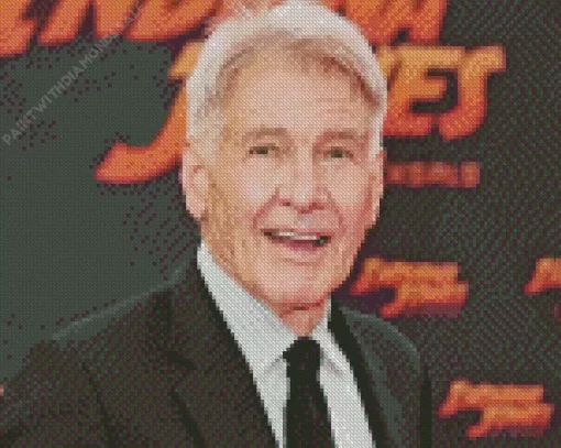 Harrison Ford In Suit Diamond Painting