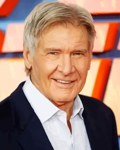 Harrison Ford Smiling Diamond Painting