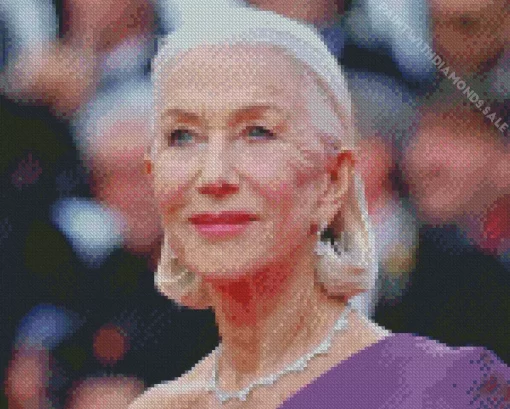 Helen Mirren Actress Diamond Painting