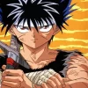 Hiei Swordsman Yuyu Hakusho Diamond With Numbers