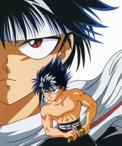 Hiei yu yu hakusho Character Diamond With Numbers