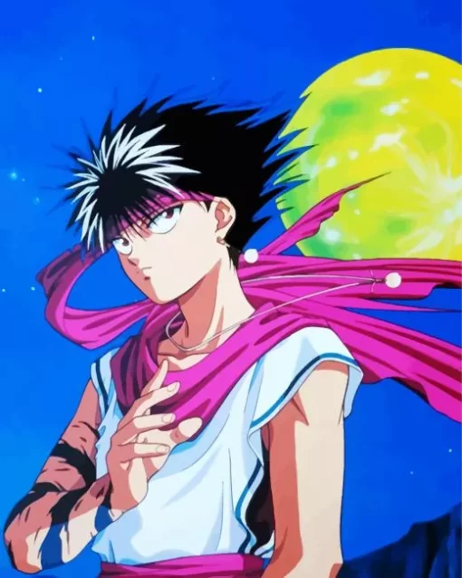 Hiei yu yu hakusho anime Diamond With Numbers