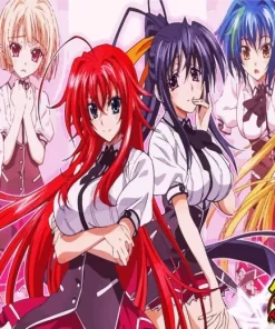 High School DxD Anime Girls Diamond By Numbers