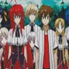 High School DxD Characters Diamond With Numbers