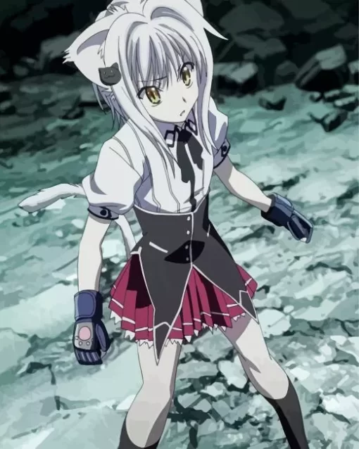 High School DxD Koneko Toujou Diamond By Numbers