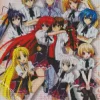 High School DxD0 Diamond With Numbers