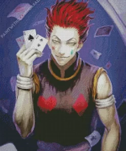 Hisoka Hunter xhunter Anime Diamond With Numbers