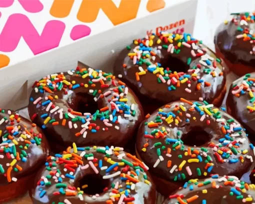 Homemade Dunkin Donuts Diamond Painting