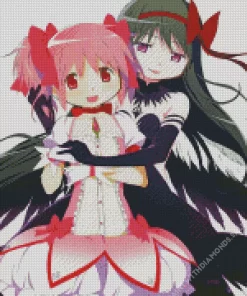 Homura Akemi And Madoka Kaname Diamond Dotz