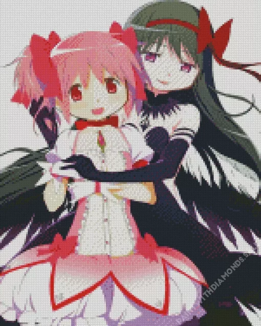 Homura Akemi And Madoka Kaname Diamond Dotz