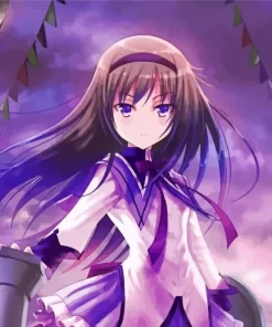 Homura Akemi Puella Magi Madoka Magica Diamond Paintings