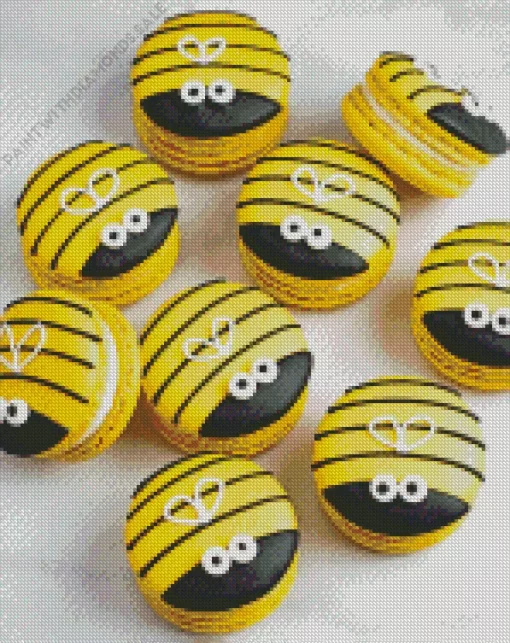 Honey Macarons Diamond Painting