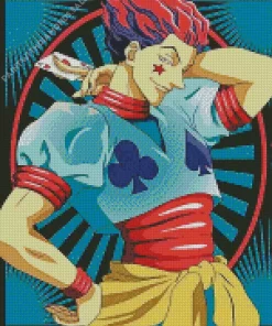 Hunter x Hunter Hisoka character Diamond With Numbers