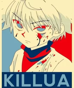 Hunter x Hunter Killua Zoldyck Character Diamond Paints