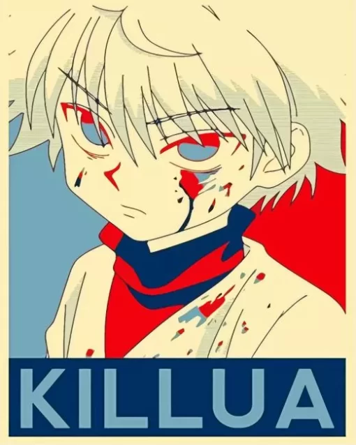 Hunter x Hunter Killua Zoldyck Character Diamond Paints