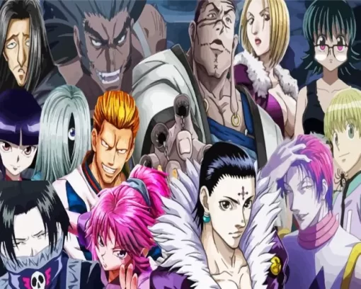 Hunter x Hunter Phantom Troupe Diamond Paints