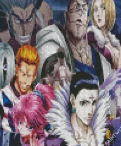 Hunter x Hunter Phantom Troupe Diamond With Numbers