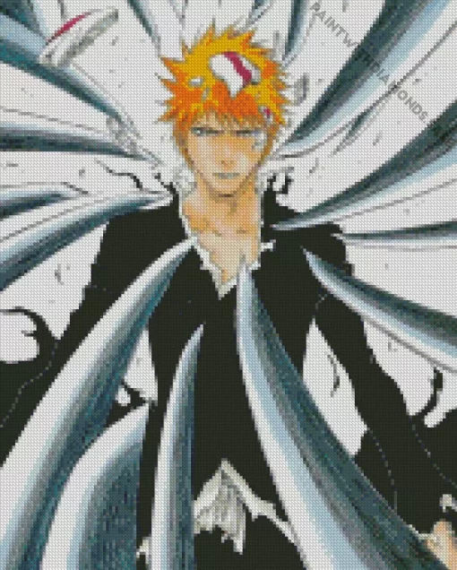 Ichigo Kurosaki Bleach Anime Diamond Dotz