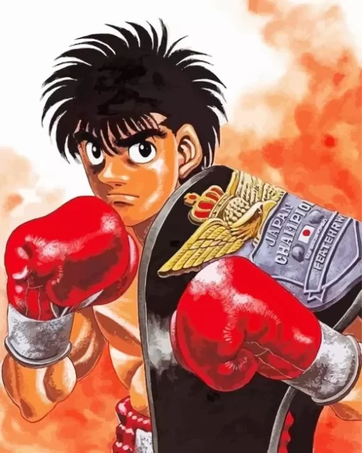 Ippo Makunouchi Hajime No Ippo Diamond With Numbers