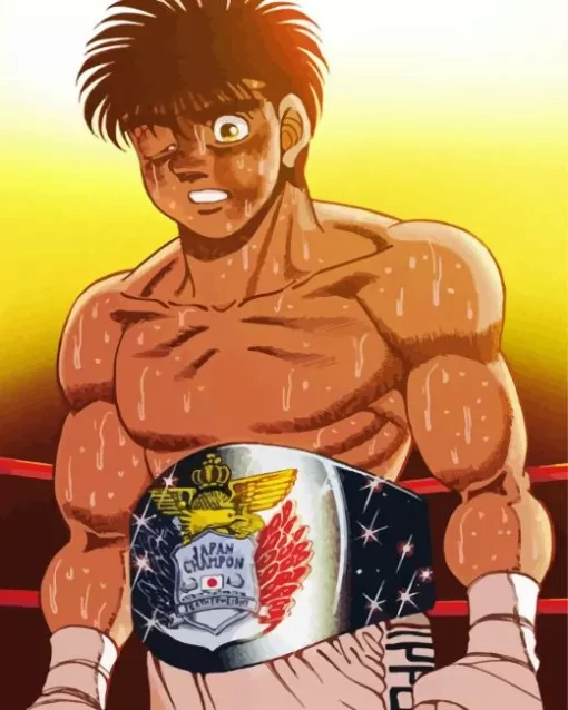 Ippo The Boxer Diamond With Numbers