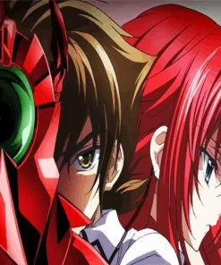 Issei Hyoudou And Rias Gremory Diamond By Numbers