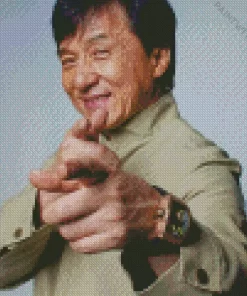 Jackie Chan Actor Diamond Painting