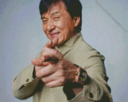 Jackie Chan Actor Diamond Painting