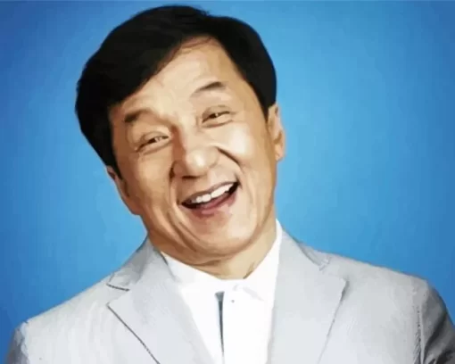 Jackie Chan Smiling Diamond Painting