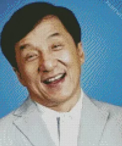 Jackie Chan Smiling Diamond Painting