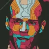 Jason Statham Abstract Diamond Painting