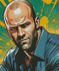 Jason Statham Art Diamond Painting