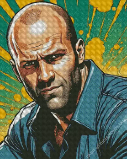 Jason Statham Art Diamond Painting