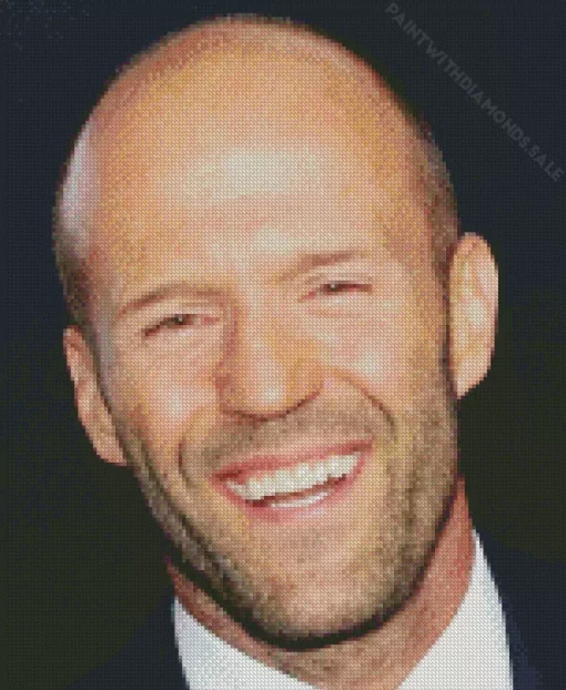 Jason Statham Smiling Diamond Painting