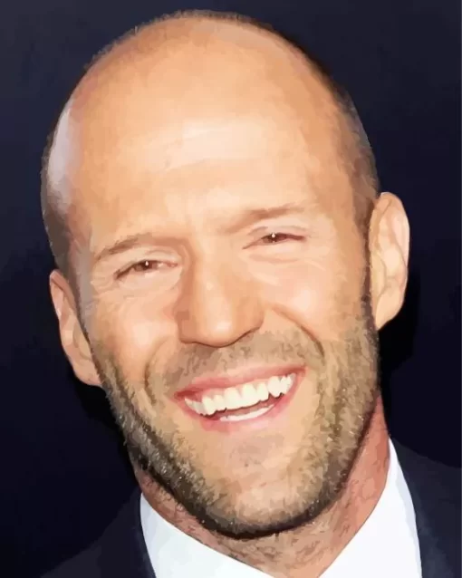 Jason Statham Smiling Diamond Painting