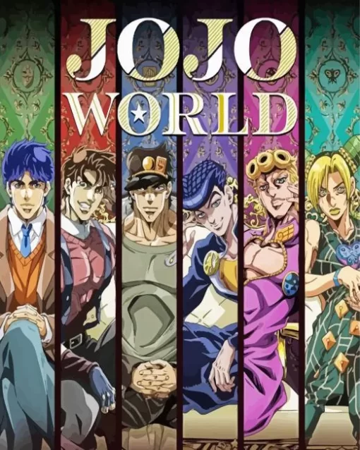 JoJos Bizarre Adventure Characters Diamond By Numbers