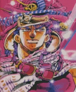 JoJos Bizarre Adventure Joseph Diamond With Numbers