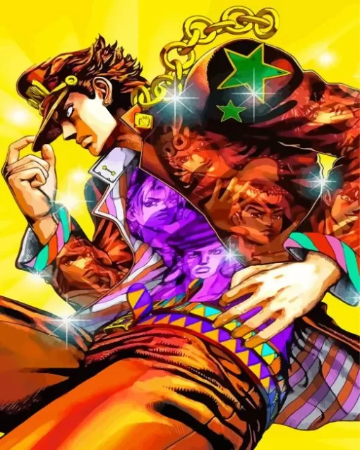 JoJos Bizarre Adventure Jotaro Diamond By Numbers